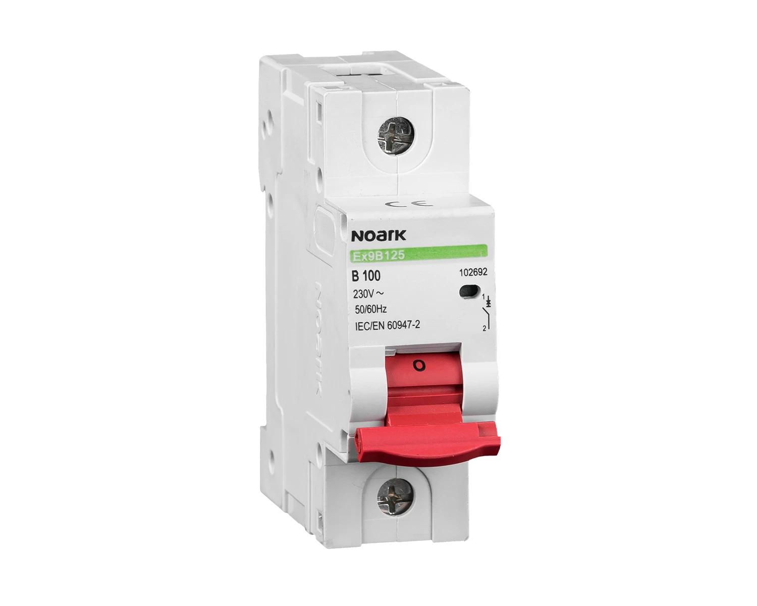 Intrerupator automat, 80A, 1P, Curba D, 20kA - Noark Ex9B125 102711
