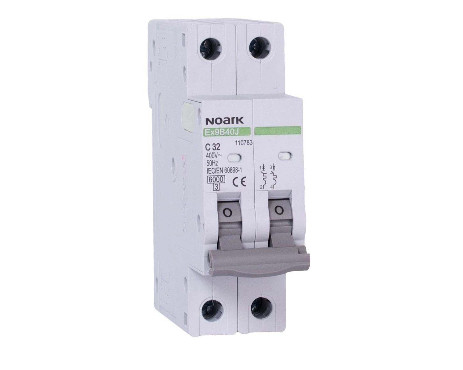 Siguranta automata 25A 2P Curba B 6kA - Noark Ex9B40J 110738