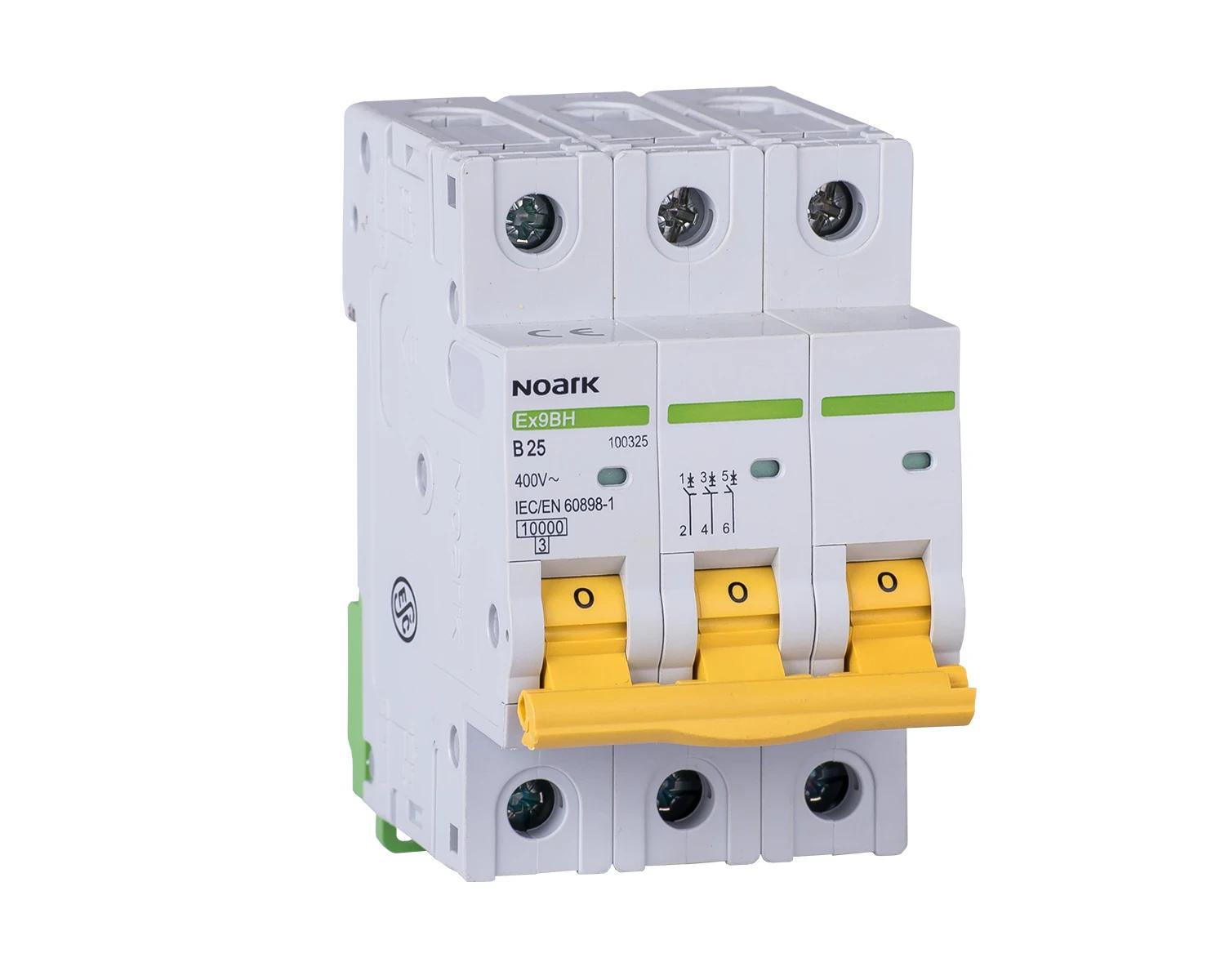 Intrerupator automat 1A 3P Curba B 10kA - Noark Ex9BH 100315