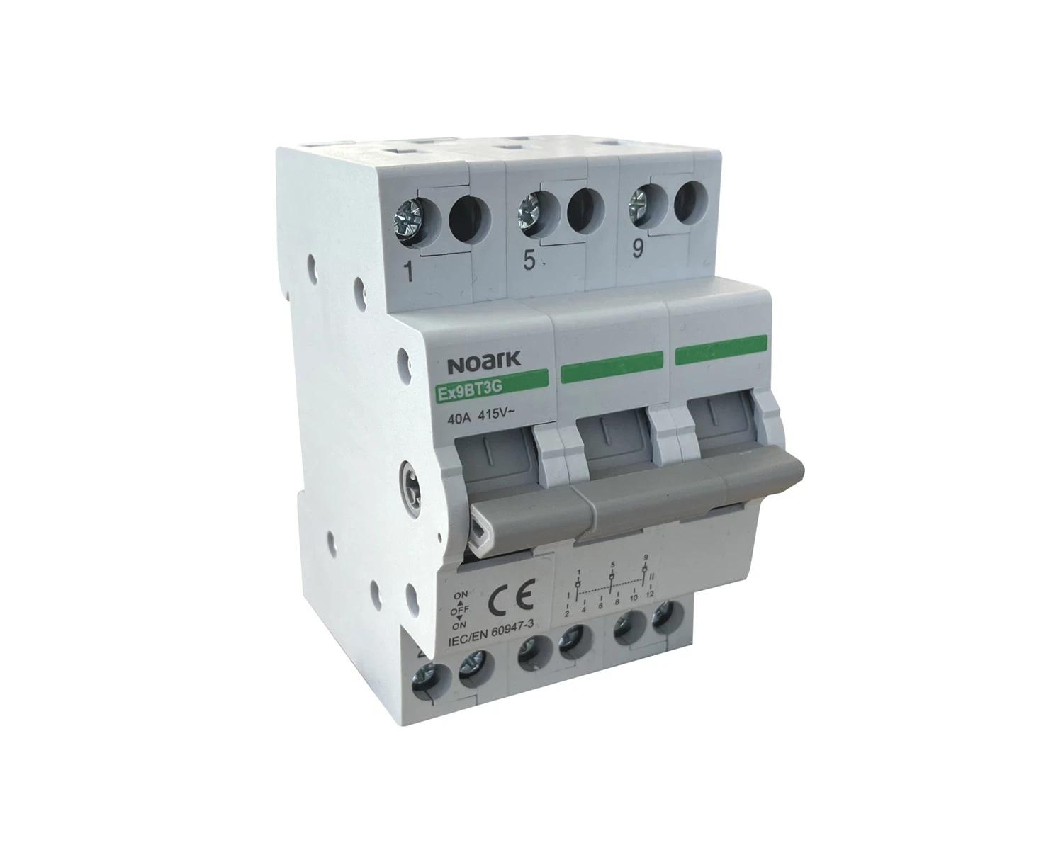 Separator de sarcina 16A 3P cu 3 pozitii de comutare (I-0-II) - Noark - Ex9BT3G - 113925