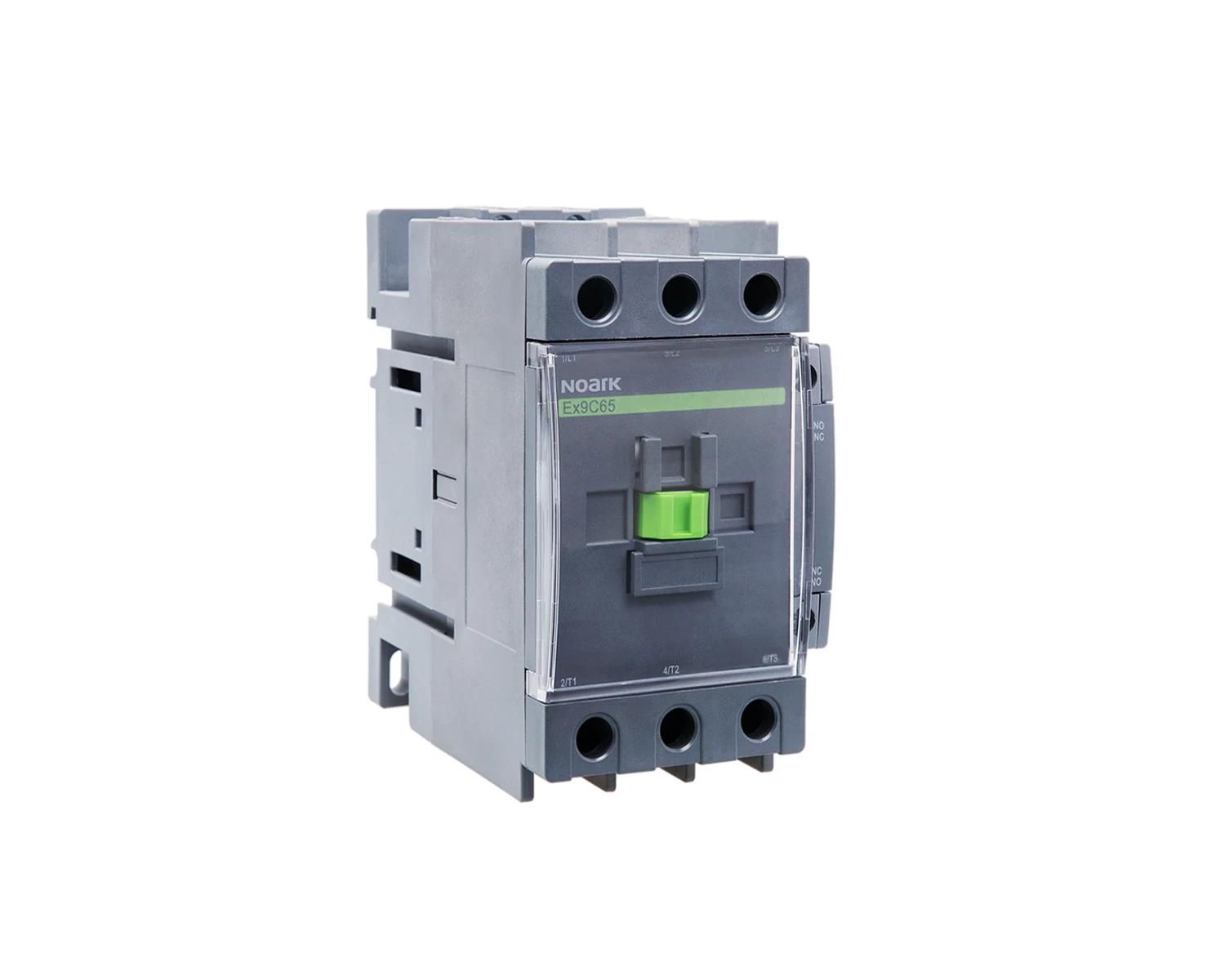 Contactor 3P (3ND) 65A AC-3 tensiune bobina 220V AC aux 1 NC + 1 NO  - Noark Ex9C65 101273