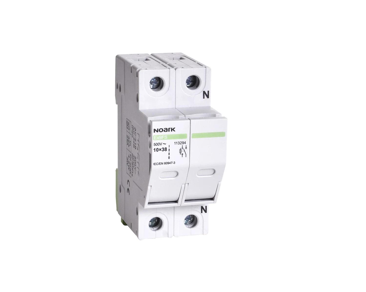 Separator de sarcina cu fuzibil 32A 1P+N 10x38mm fara indicator ardere fuzibil - Noark - Ex9FS WI - 113294