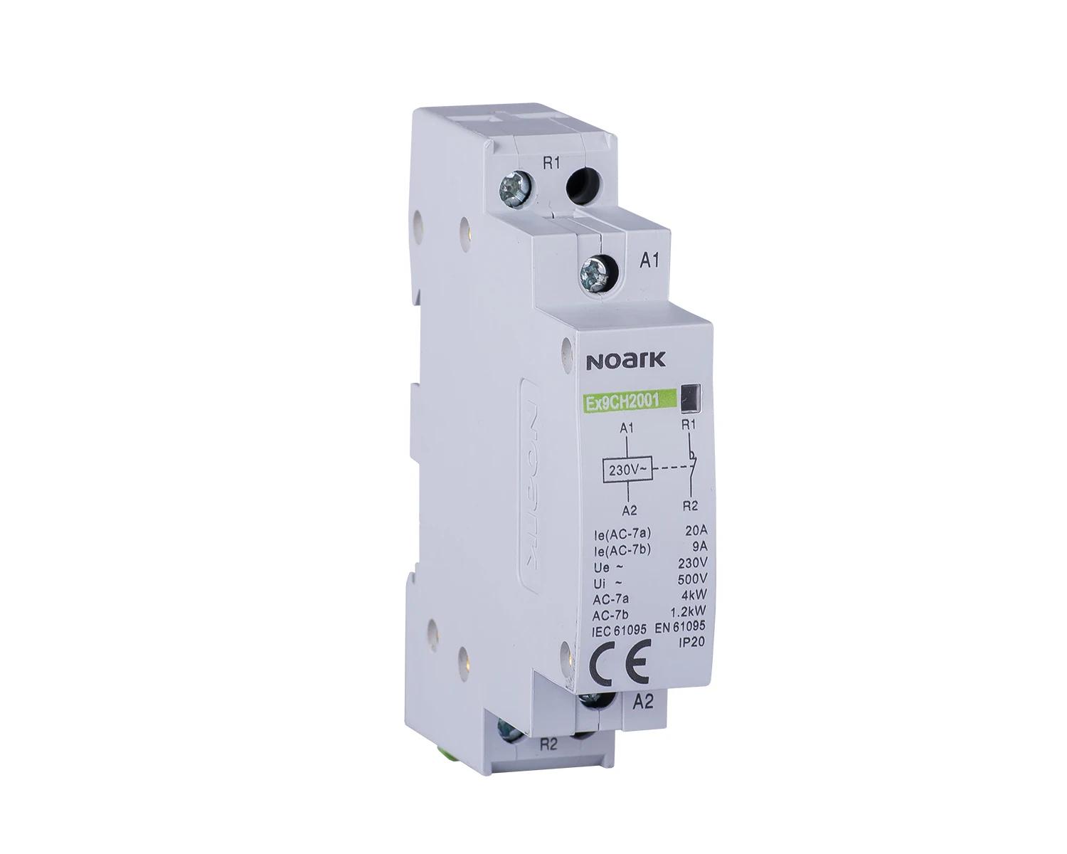 Contactor modular 25A, bobina 230V AC, 1 NO + 1 NC - Noark, Ex9CH25, 107322