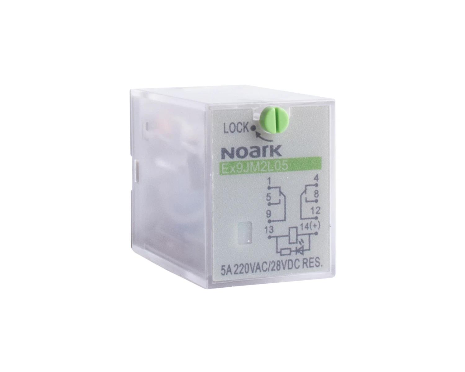 Mini Releu Plug-in 5 A, bobina 24 V DC, 2 contacte - Noark - Ex9JM2L05 24VDC - 110304 