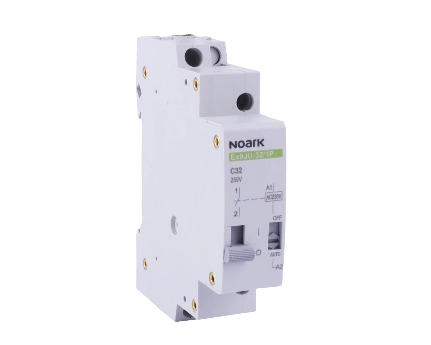 Releu pac cu pas - teleruptor - impuls 32A, 1 pol, bobina 24V DC, Ex9JU-32 - Noark - 110287
