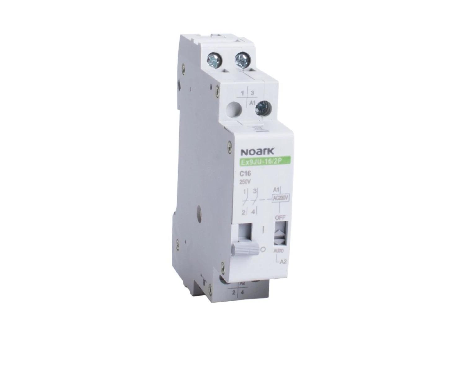 Releu pac cu pas - teleruptor - impuls 32A, 2 Poli, bobina 220V AC, Ex9JU-32 - Noark - 110274 