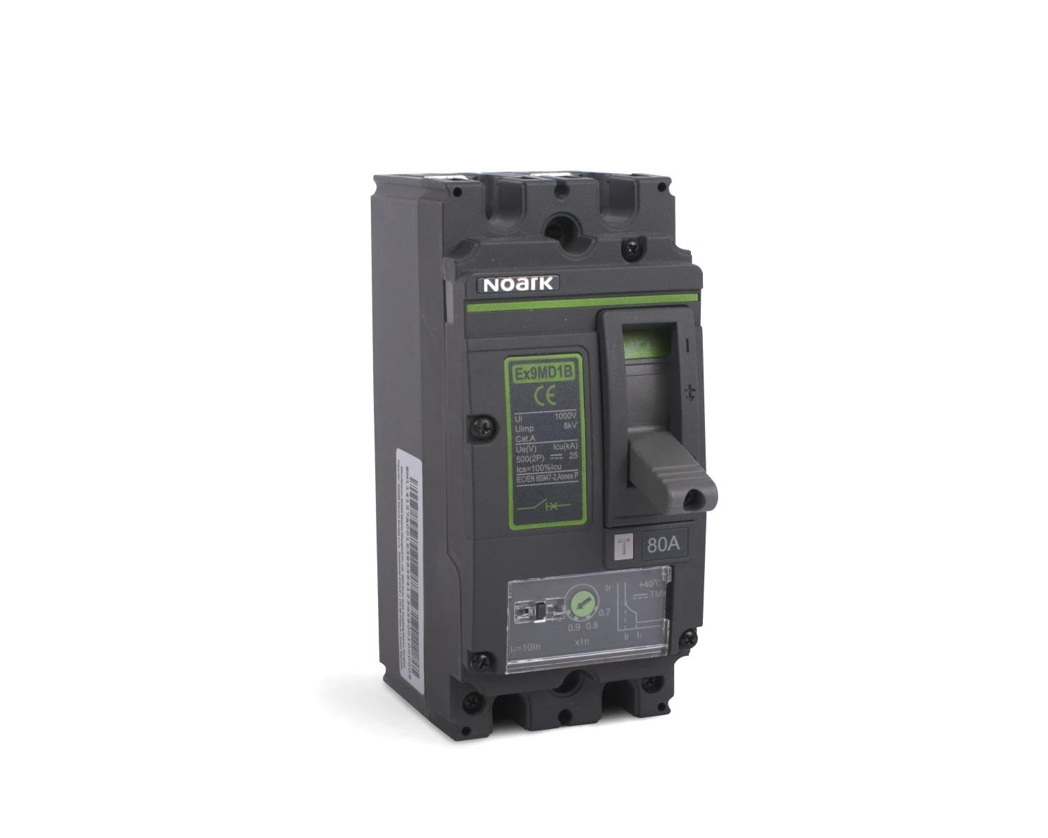 Intrerupator USOL 16A, AC, 2P, 75kA, cadru M1  - Noark Ex9M1Q TM 114006