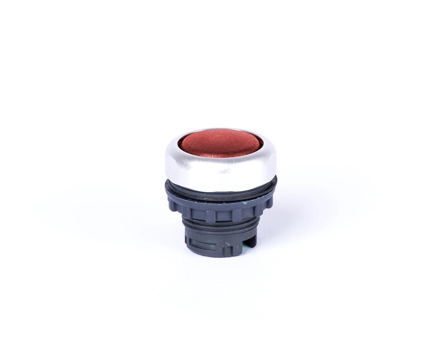 Capişon lampa semnalizare, plat, fara inscripţionare, roşu Ex9P1 PI r - Noark - 105662 