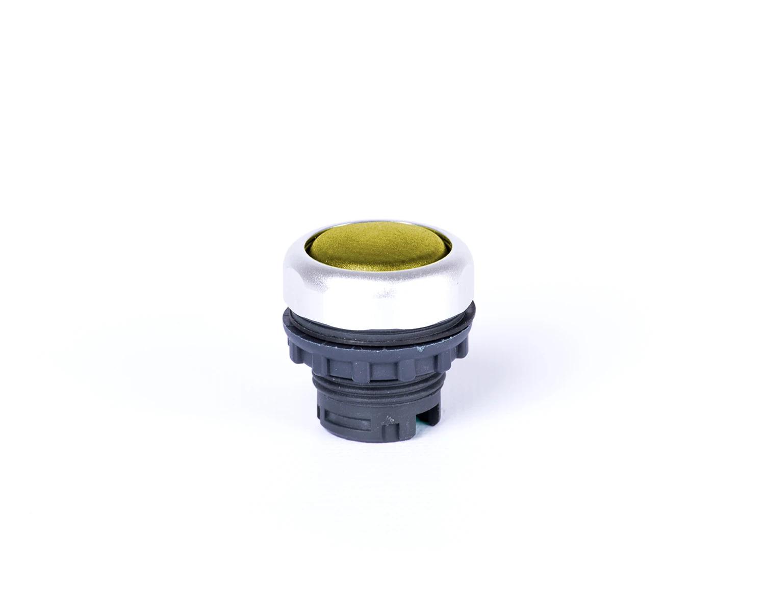 Capişon lampa semnalizare, plat, fara inscripţionare, galben Ex9P1 PI y - Noark - 105663 