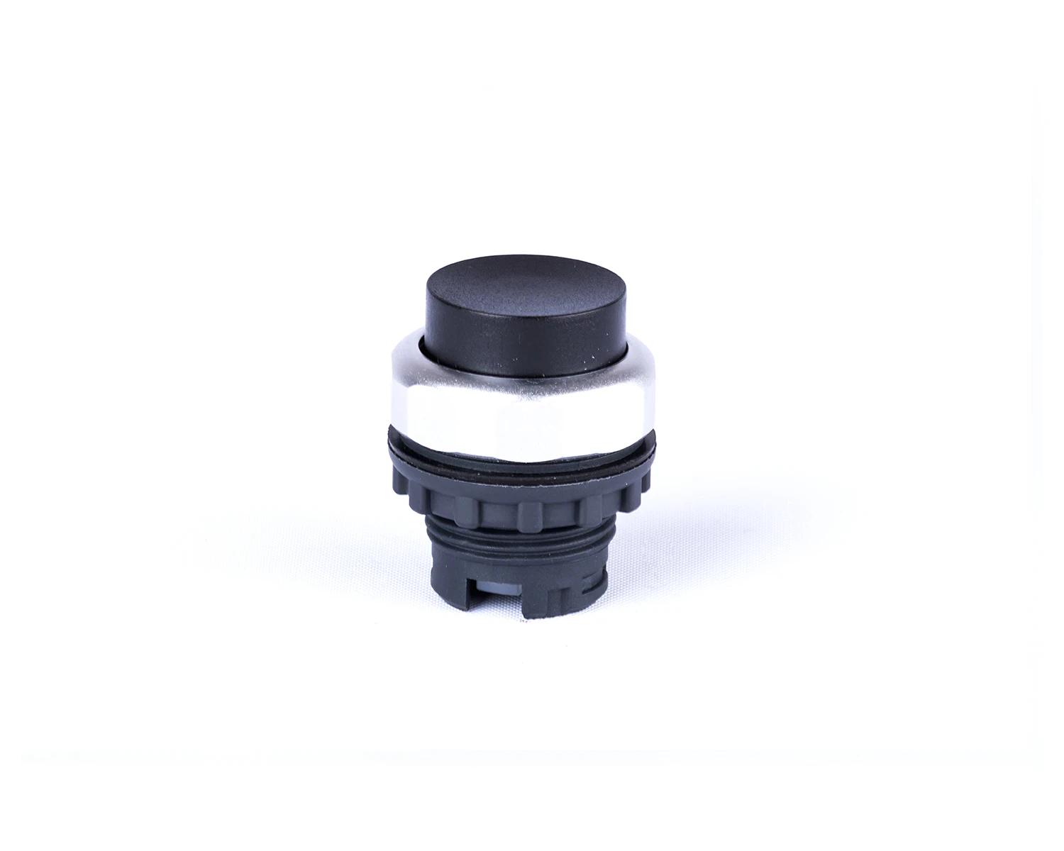 Buton inalt cu revenire fara inscripţionare negru Ex9P1 R k - Noark - 105624