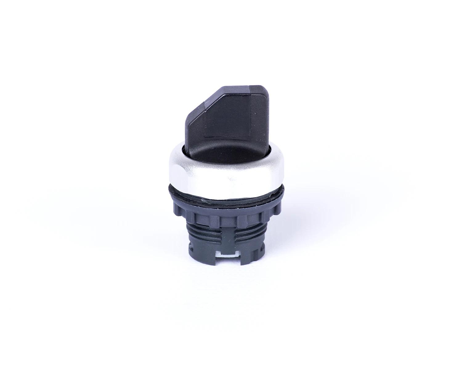 Selector 3-poziţii cu maner,  cu reţinere, negru Ex9P1 S3 k - Noark - 105678 
