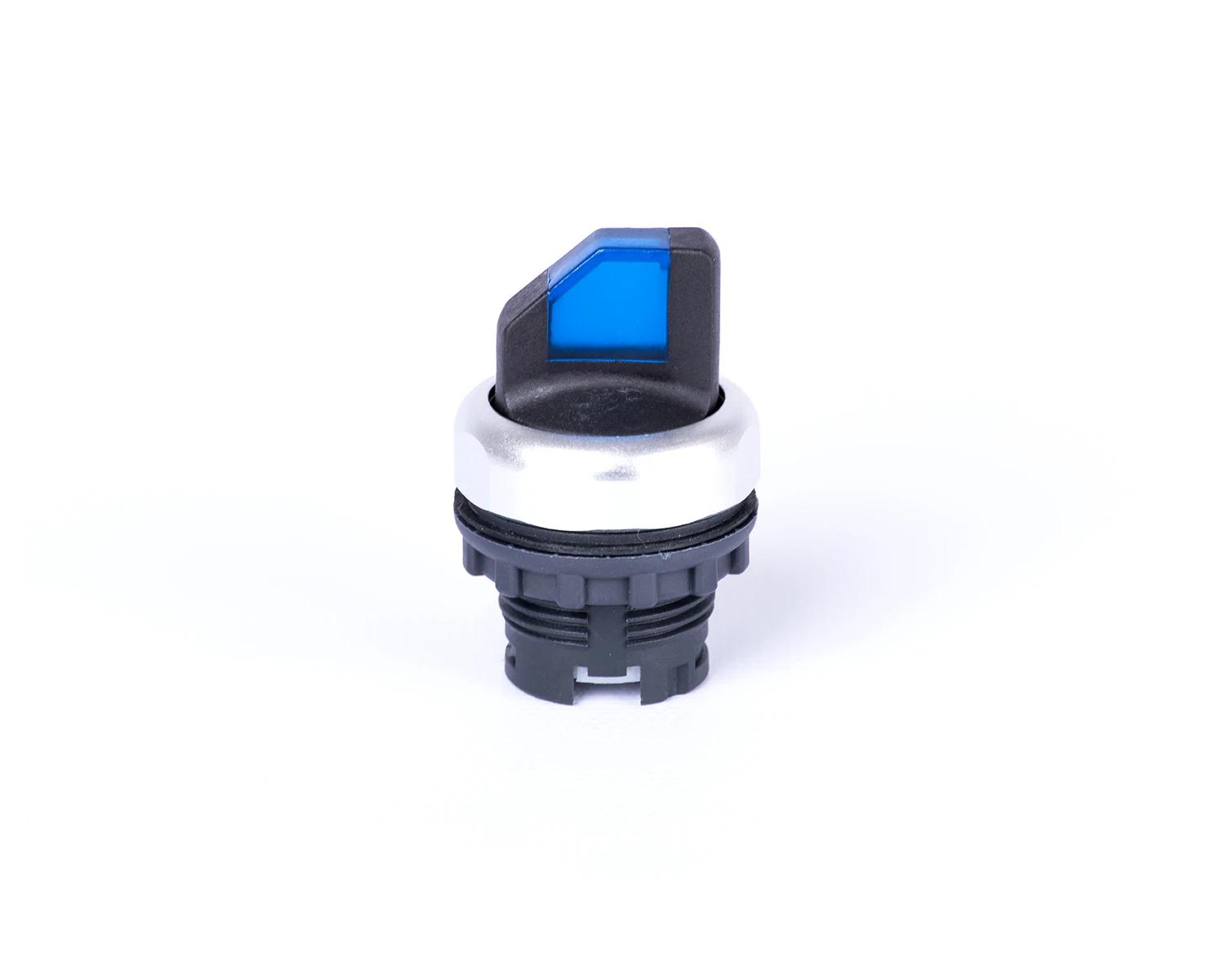 Selector 3-poziții cu mâner revenire-reținere indicator