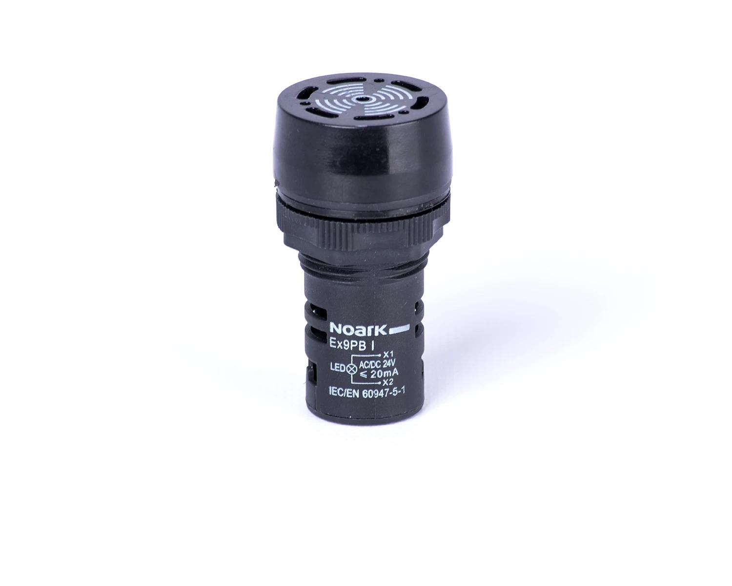 Indicator acustic cu montaj pe uşa, continuu, negru, 24V AC/DC Ex9PB C k 24V AC/DC - Noark - 105707 