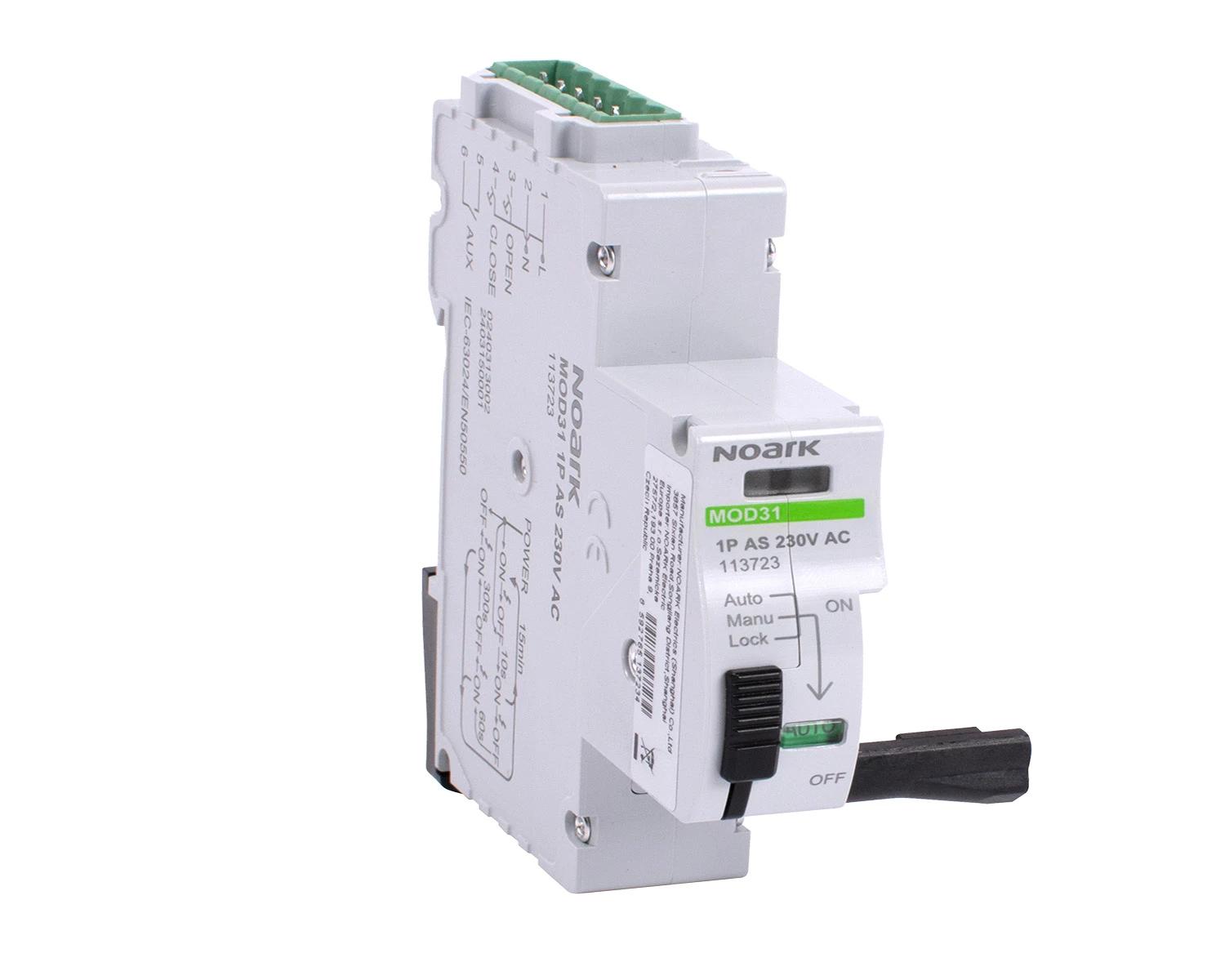 Motor actionare de la distanta pentru Ex9BH, Ex9BN, Ex9BS , pentru 1 pol, tensiune de comanda 20-60V DC MOD31 1P 48V DC -Noark - 113724 