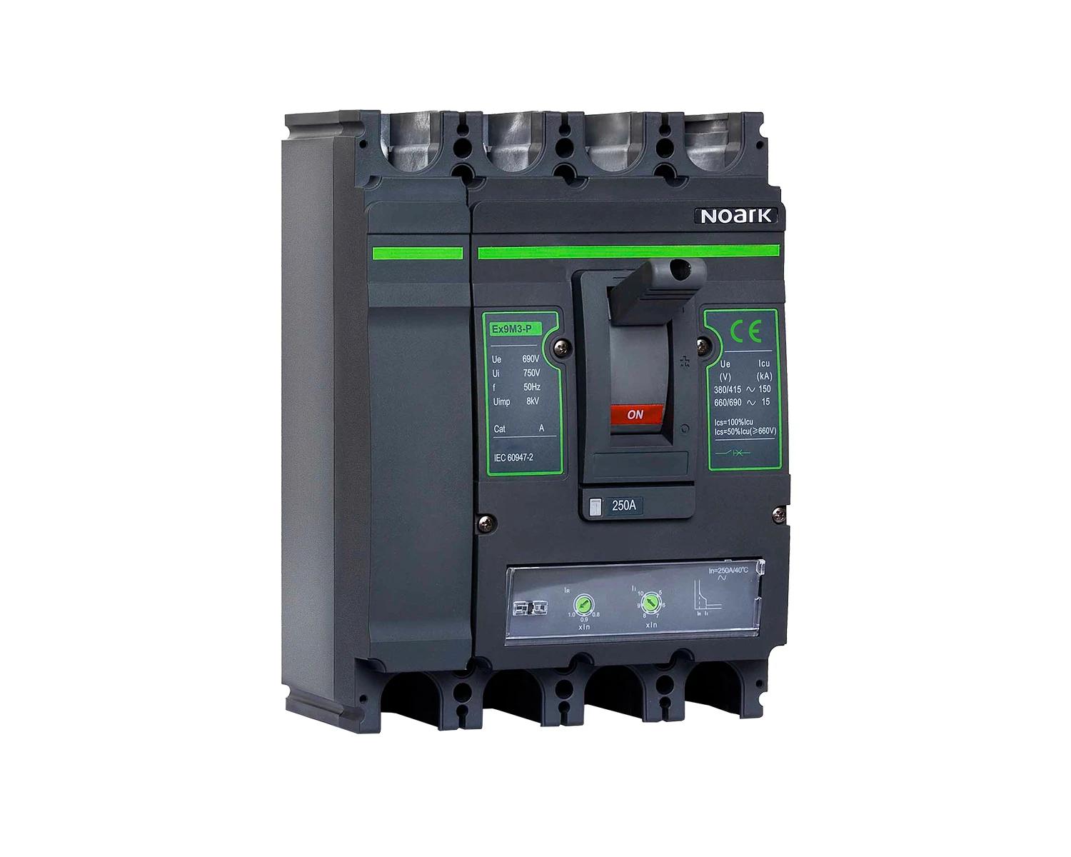 Intrerupator USOL 225A, AC, 4P, 70kA, cadru M2  - Noark Ex9M2Q TM 111935