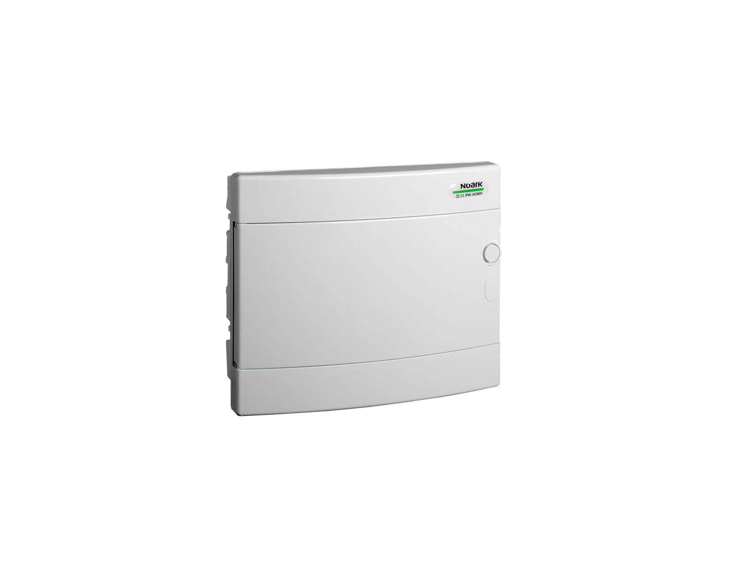 Tablou sigurante din plastic, montaj incastrat, usa alba, IP40, 1 rand, (12 module) - PNF 12W - Noark, 101518 
