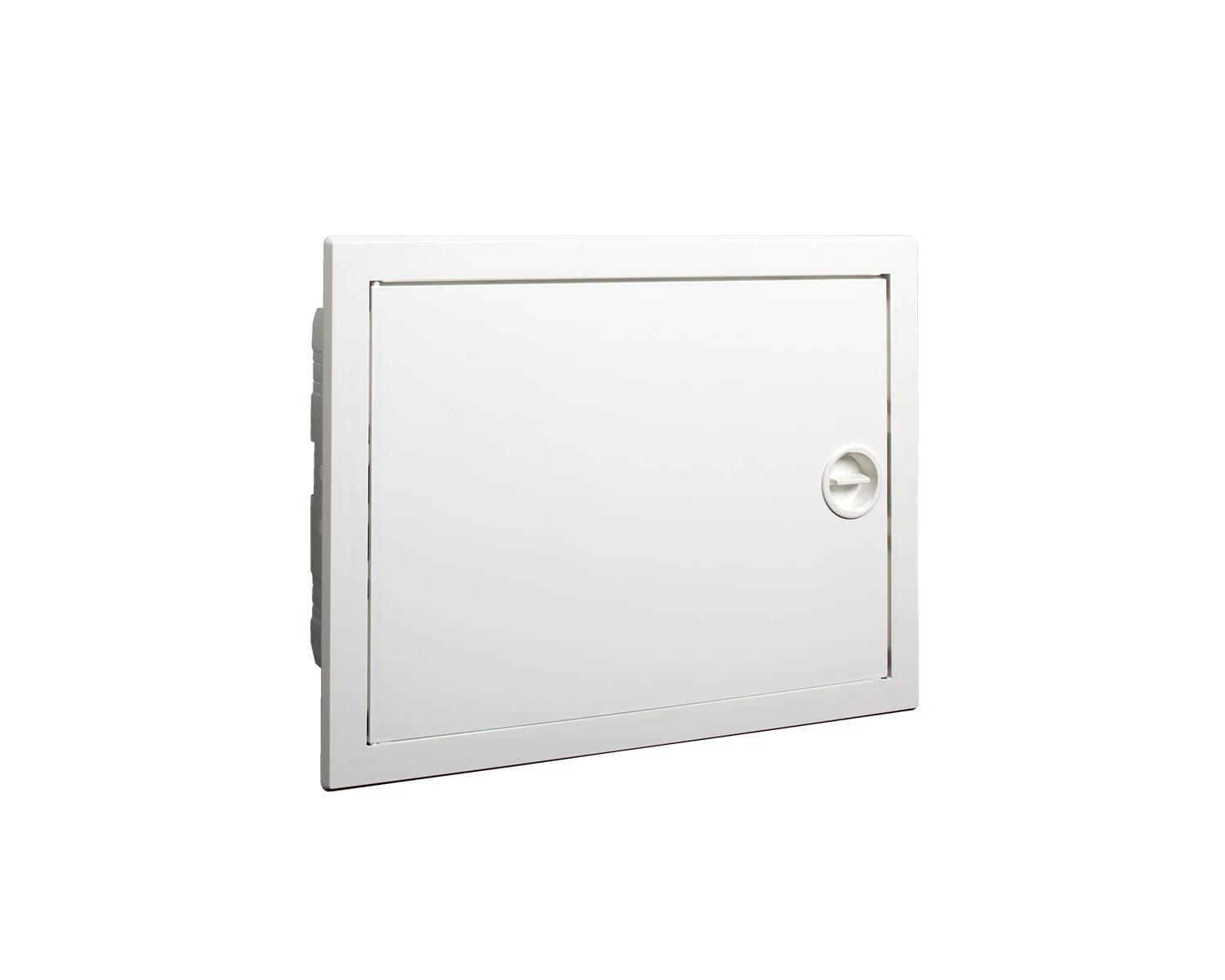 Tablou sigurante din plastic usa alba plata montaj incastrat IP40 1 rand (12 modules) - PXF 12W - Noark 101532