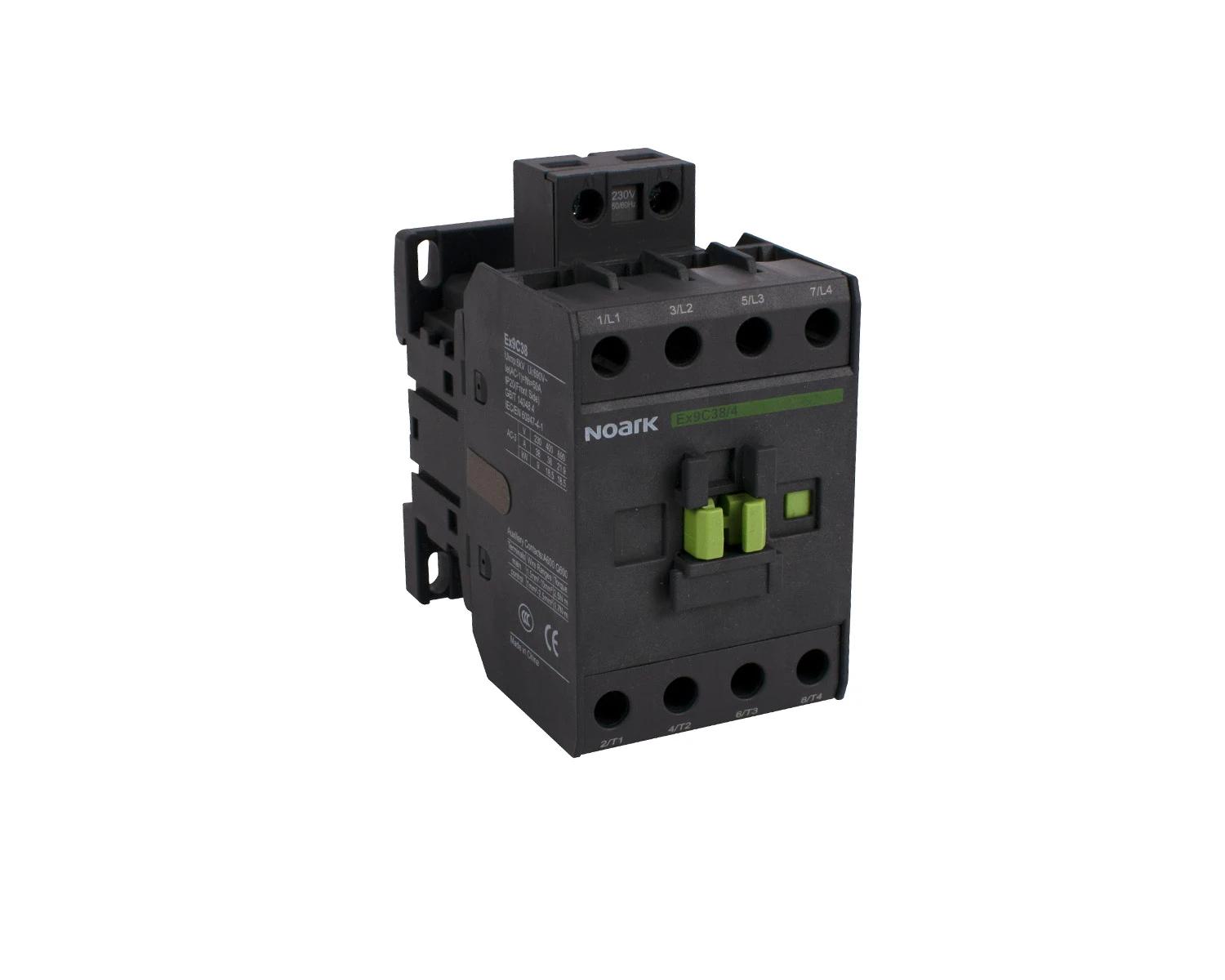 Contactor 4P (2ND+2NI) 38A, AC-3, tensiune bobina 36V AC - Noark, Ex9C38, 116730