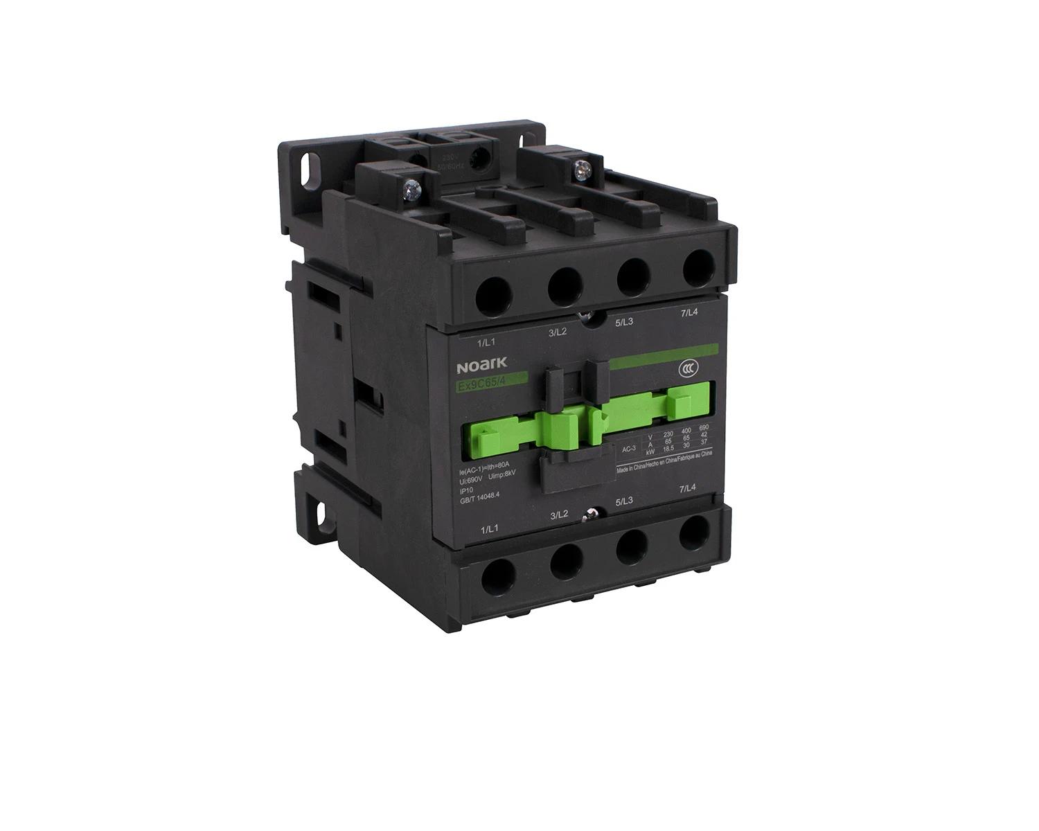 Contactor 4P (2ND+2NI) 40A, AC-3, tensiune bobina 415V AC - Noark, Ex9C40, 116744