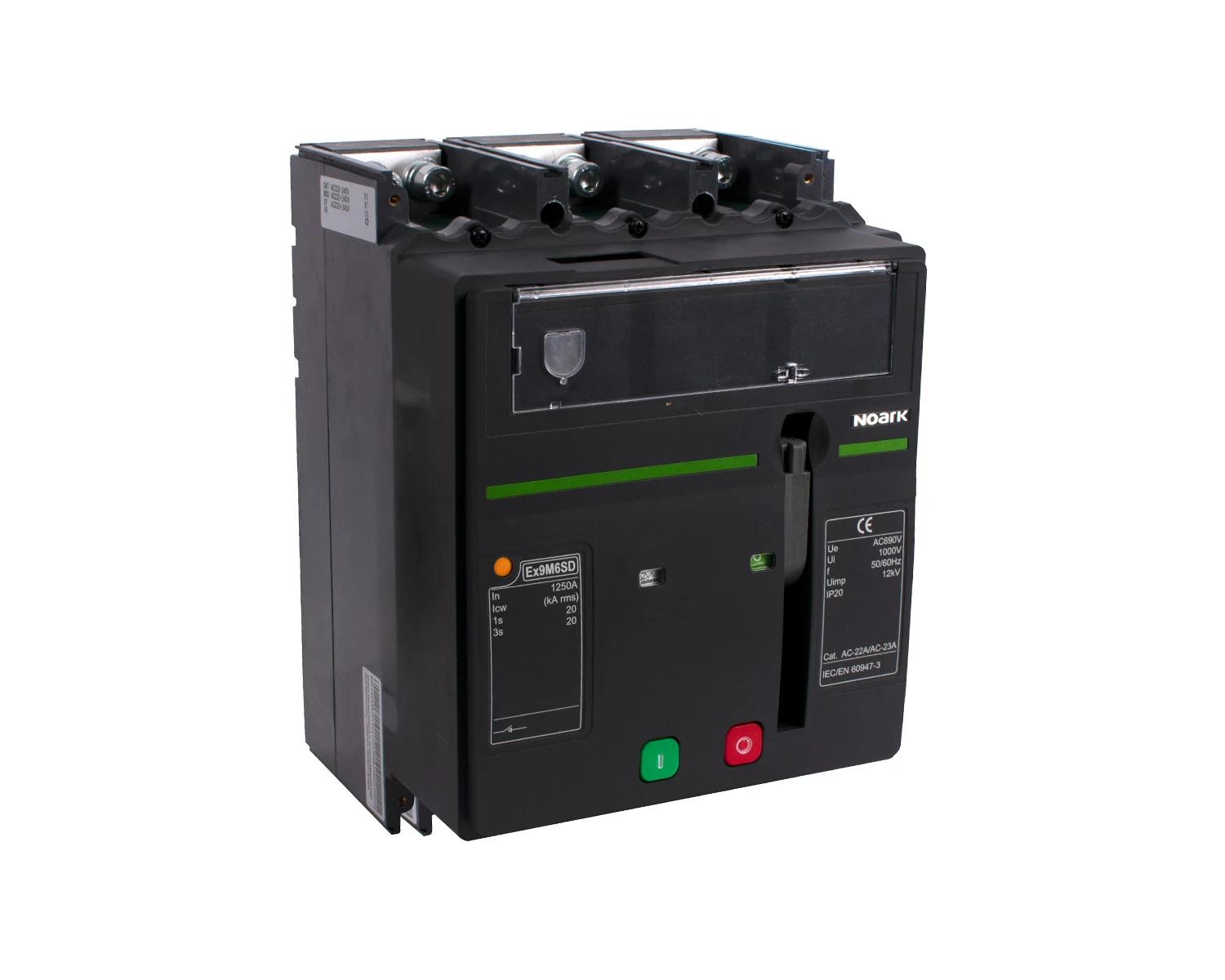 Separator de sarcina 1250A DC 3P Cu motor actionare de la distanta 24V DC cadru M6  - Noark Ex9M6SD 117312