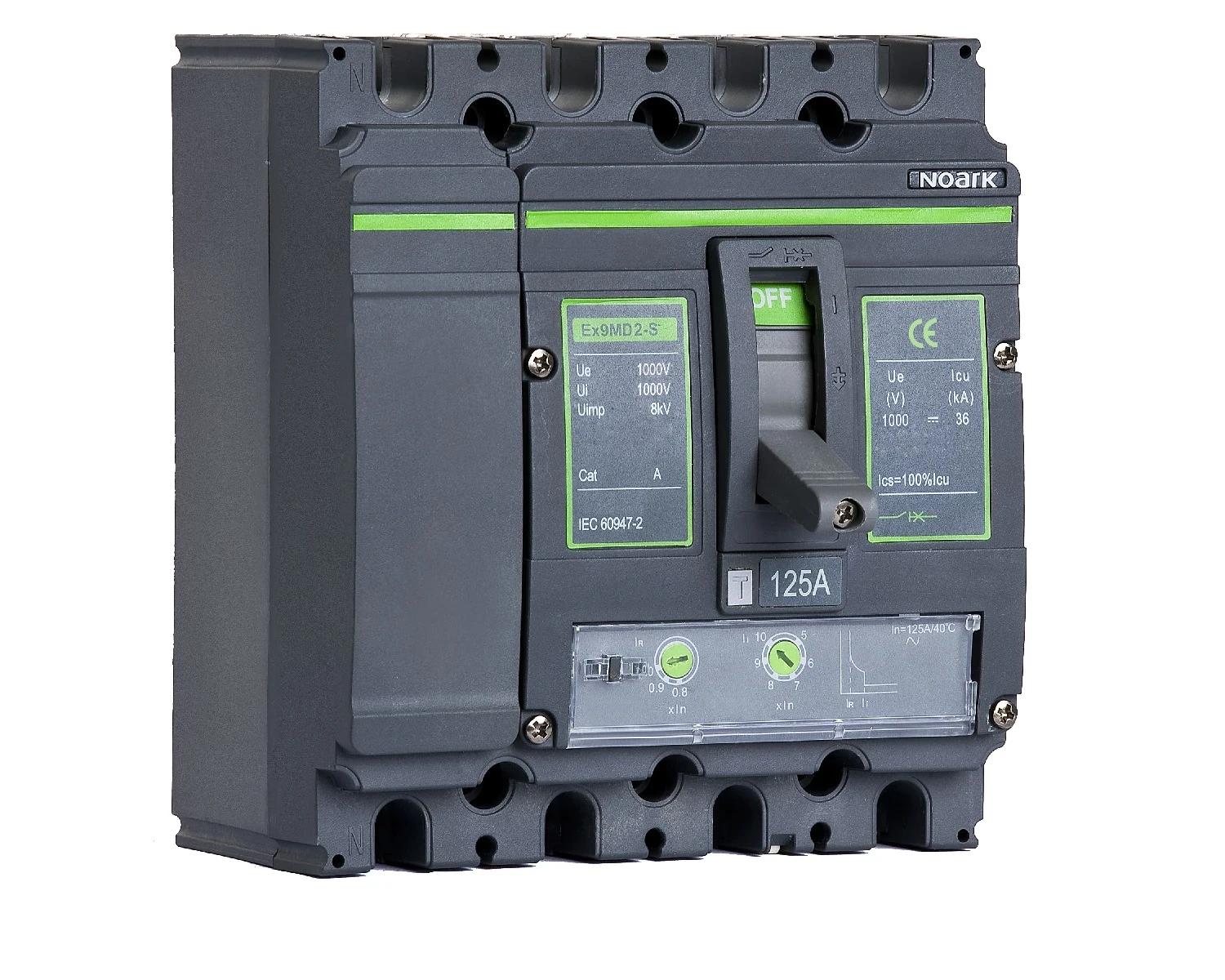 Intrerupator USOL 700A, DC, 4P, 100kA, cadru M5 - Noark Ex9MD5H TM 112779
